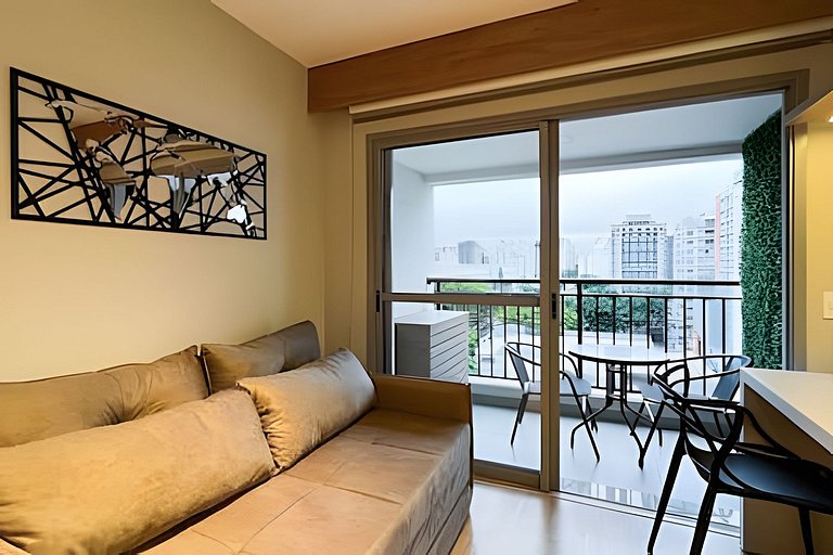 APTO 805 completo em Moema | A/C, Wi-fi e jacuzzi.