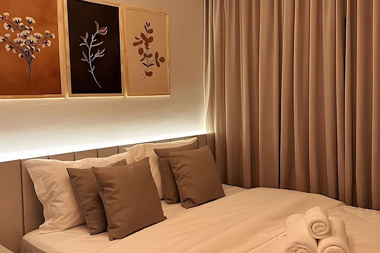 APTO 805 completo em Moema | A/C, Wi-fi e jacuzzi.