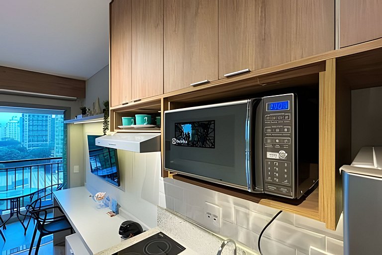 APTO 805 completo em Moema | A/C, Wi-fi e jacuzzi.