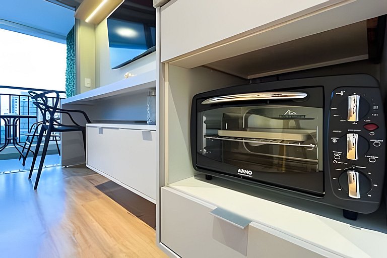 APTO 805 completo em Moema | A/C, Wi-fi e jacuzzi.