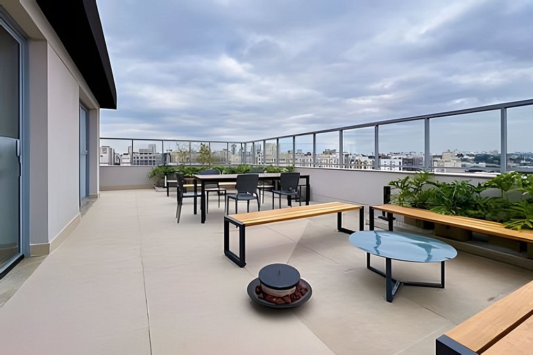APTO 805 completo em Moema | A/C, Wi-fi e jacuzzi.