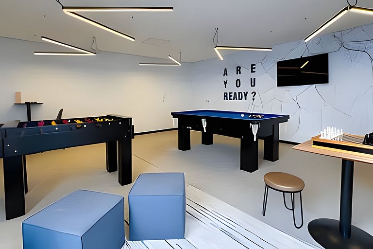 APTO 902 luxuoso | Co-working, A/C e Wi-fi 500 mb