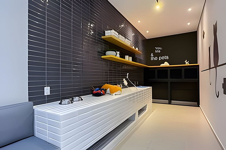 APTO 902 luxuoso | Co-working, A/C e Wi-fi 500 mb