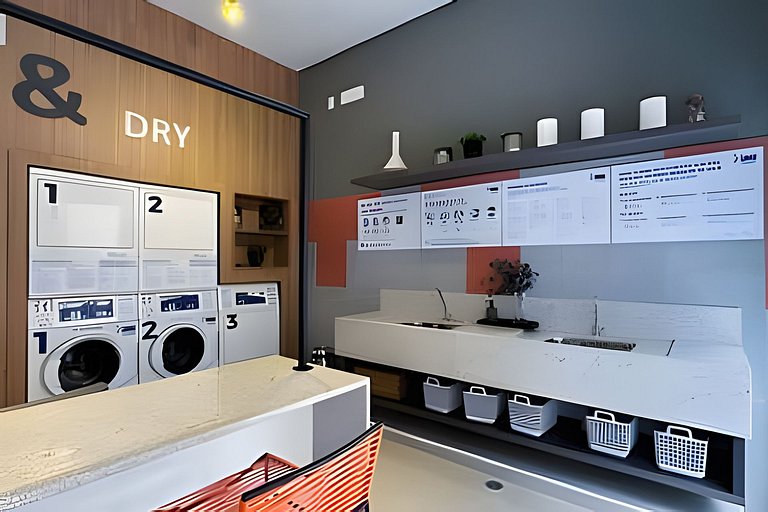 APTO 902 luxuoso | Co-working, A/C e Wi-fi 500 mb