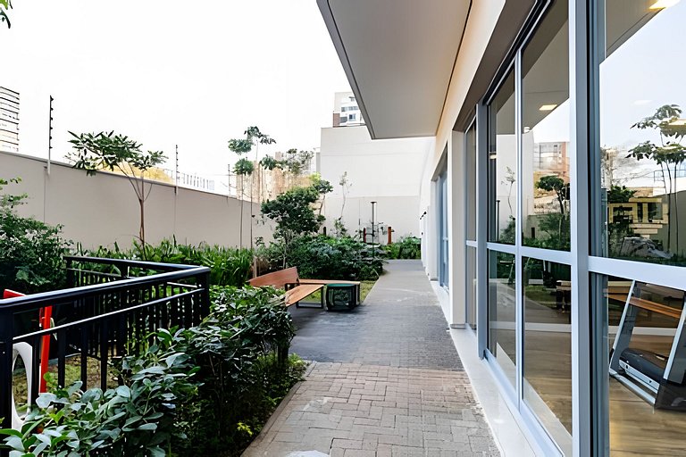 Garden de LUXO em MOEMA | Jacuzzi, A/C e Wi-fi