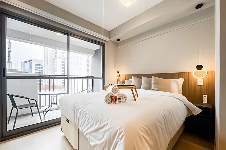 APTO a 250m da Av. Paulista | A/C, Jacuzzi e Wi-fi