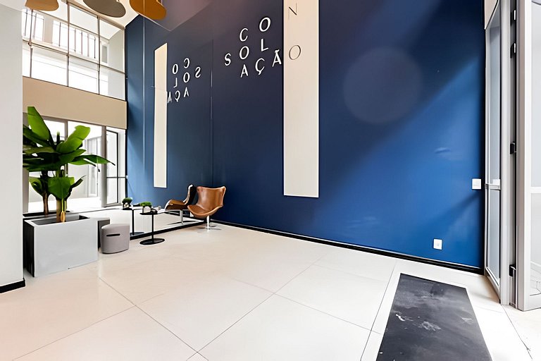 APTO a 250m da Av. Paulista | A/C, Jacuzzi e Wi-fi