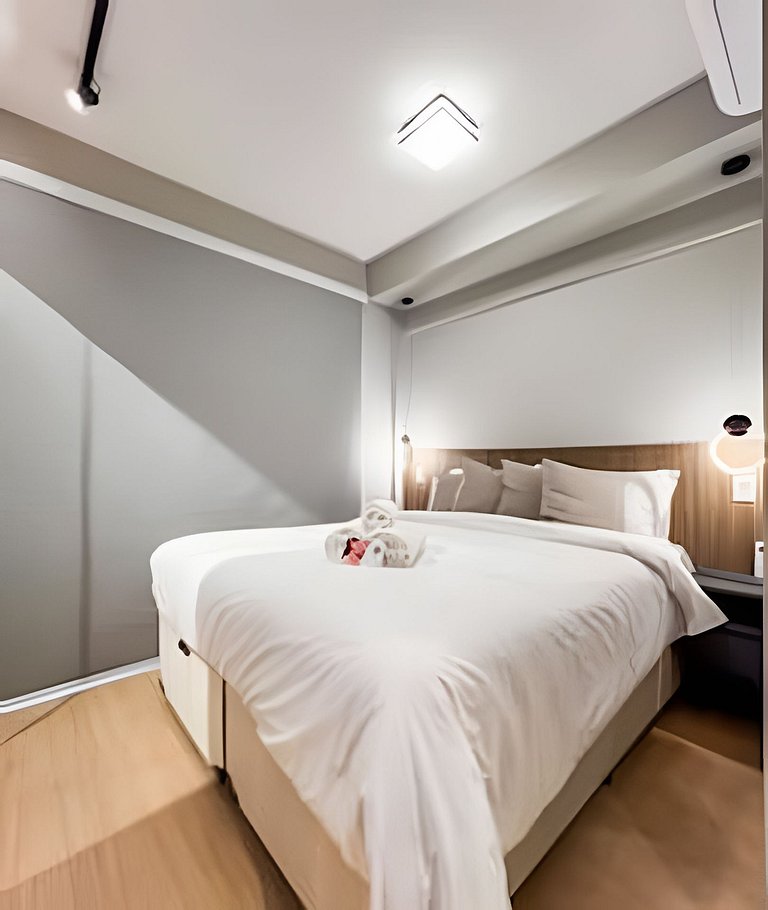 APTO a 250m da Av. Paulista | A/C, Jacuzzi e Wi-fi