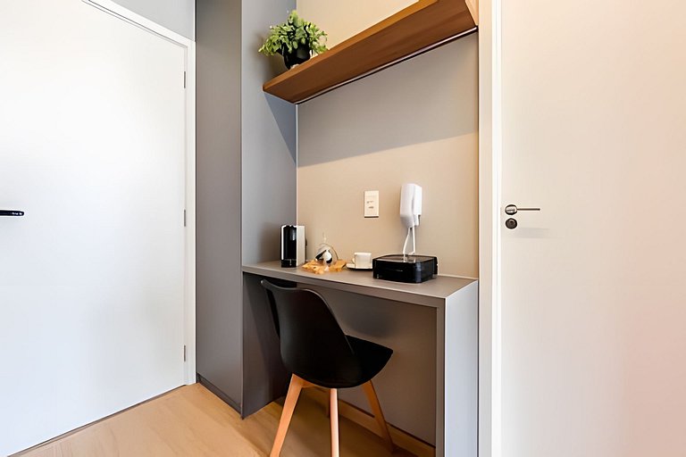 APTO LUXO 1min Faria Lima | Metrô, Piscina e Wi-fi