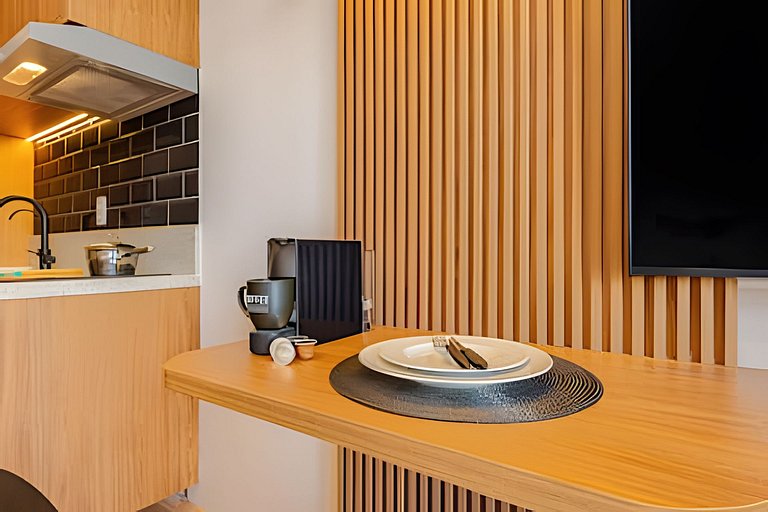 Studio LUXO único 50m Faria Lima | Piscina, Wi-fi