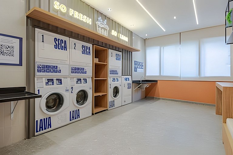 Studio LUXO único 50m Faria Lima | Piscina, Wi-fi
