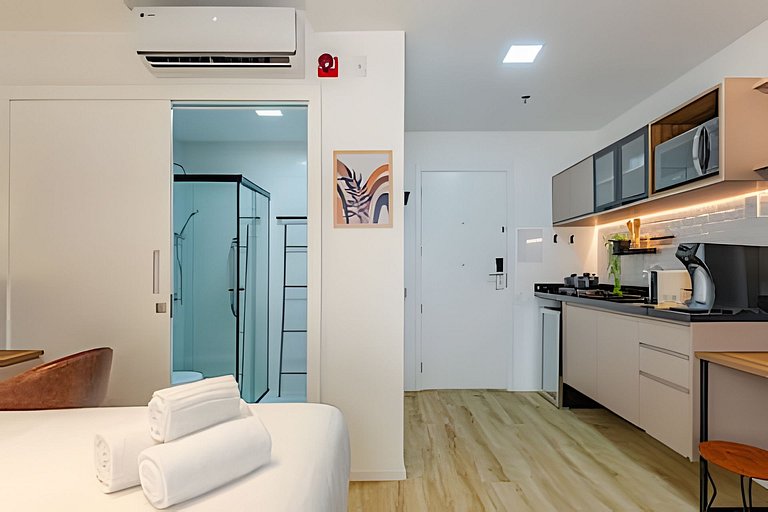 Lindo APTO a 300m da Av. Paulista | A/C, Hospitais