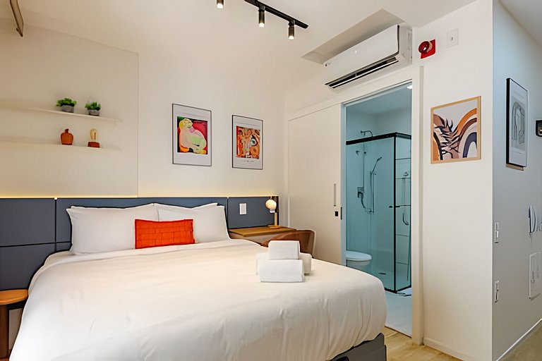 Lindo APTO a 300m da Av. Paulista | A/C, Hospitais