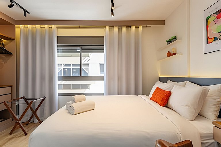 Lindo APTO a 300m da Av. Paulista | A/C, Hospitais