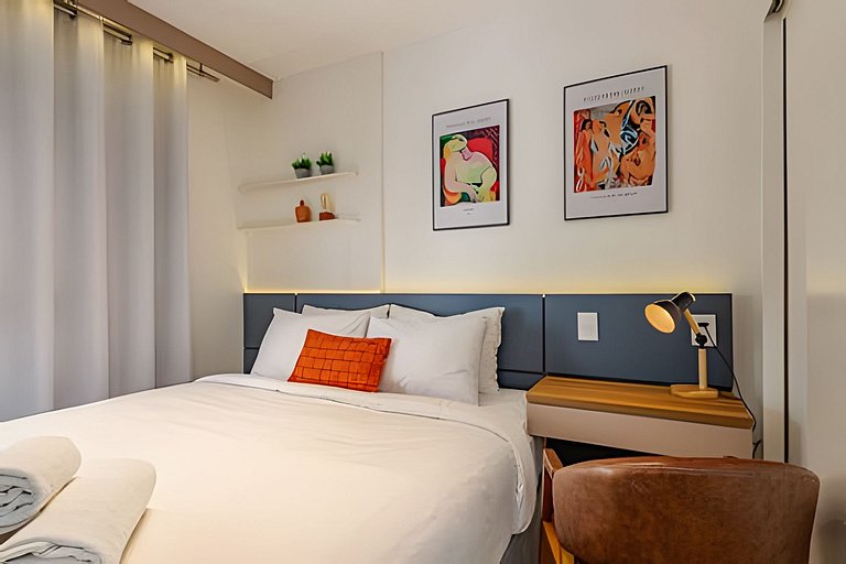 Lindo APTO a 300m da Av. Paulista | A/C, Hospitais