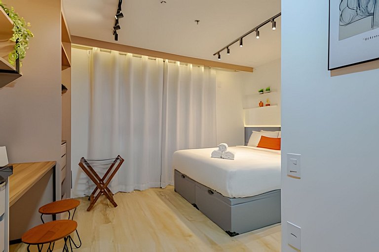 Lindo APTO a 300m da Av. Paulista | A/C, Hospitais