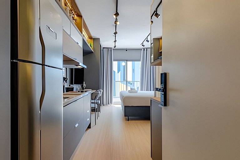 Lindo APTO LUXO a 1 min FARIA LIMA | Piscina, A/C
