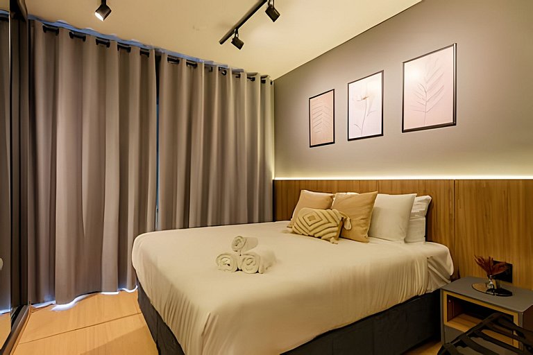 Lindo APTO LUXO a 1 min FARIA LIMA | Piscina, A/C