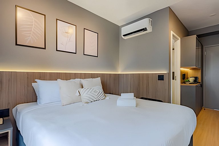Lindo APTO LUXO a 1 min FARIA LIMA | Piscina, A/C