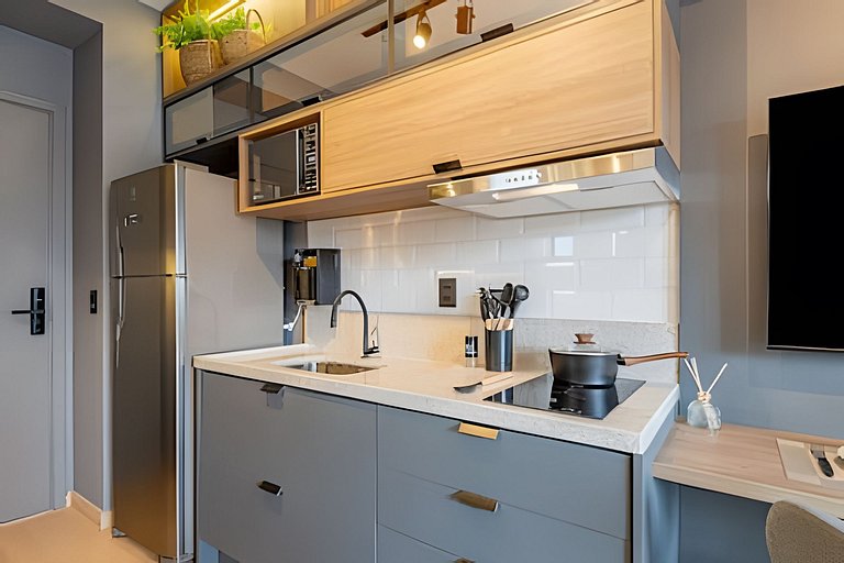 Lindo APTO LUXO a 1 min FARIA LIMA | Piscina, A/C