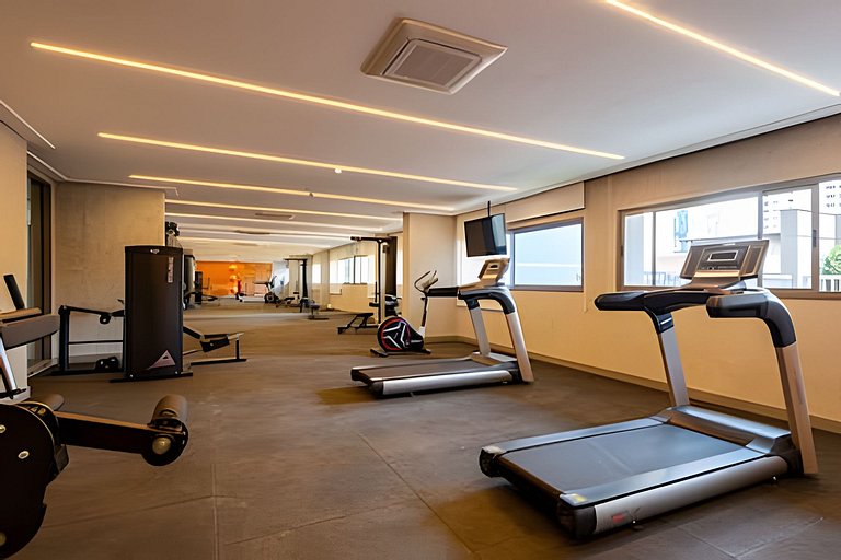 Studio Charmoso a 1 min Faria Lima | Piscina, A/C