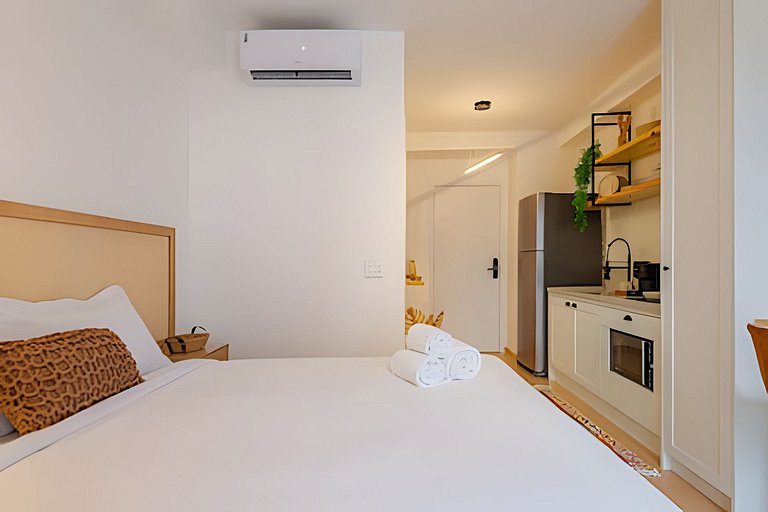 Studio Charmoso a 1 min Faria Lima | Piscina, A/C