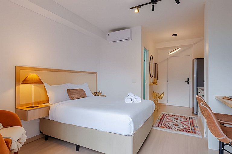 Studio Charmoso a 1 min Faria Lima | Piscina, A/C
