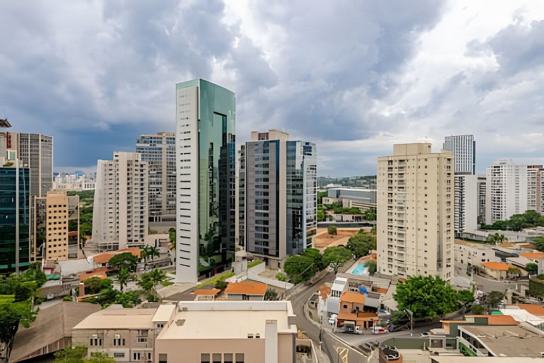 Studio Charmoso a 1 min Faria Lima | Piscina, A/C