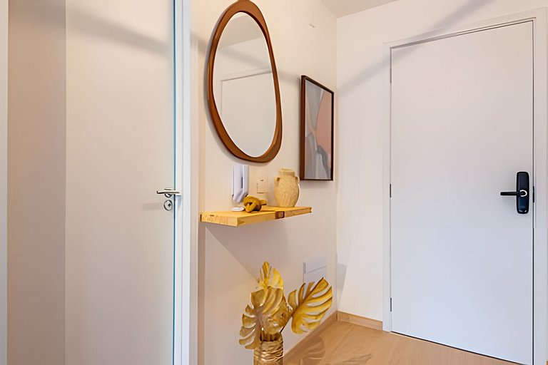 Studio Charmoso a 1 min Faria Lima | Piscina, A/C