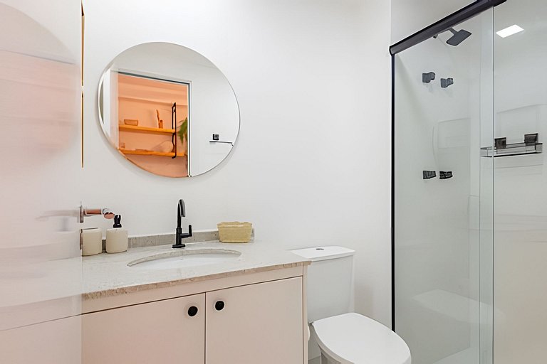 Studio Charmoso a 1 min Faria Lima | Piscina, A/C