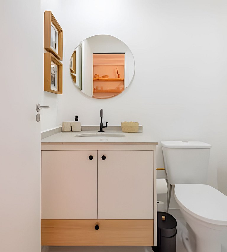 Studio Charmoso a 1 min Faria Lima | Piscina, A/C