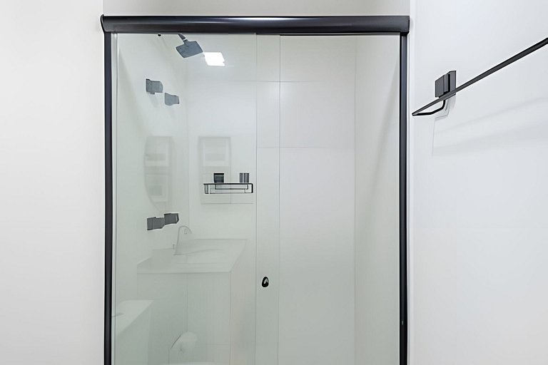 Studio Charmoso a 1 min Faria Lima | Piscina, A/C