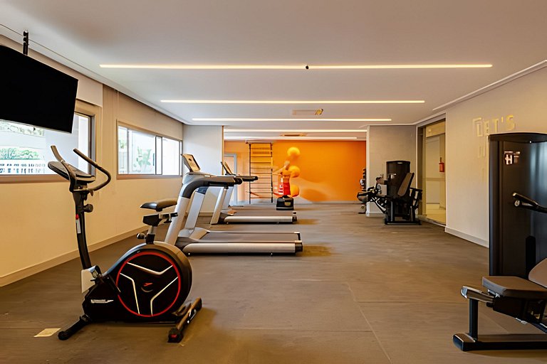Studio Charmoso a 1 min Faria Lima | Piscina, A/C