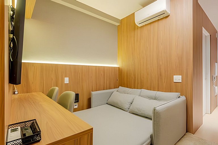 LUXO a 50m Faria Lima | 1 Dorm, Piscina e Academia