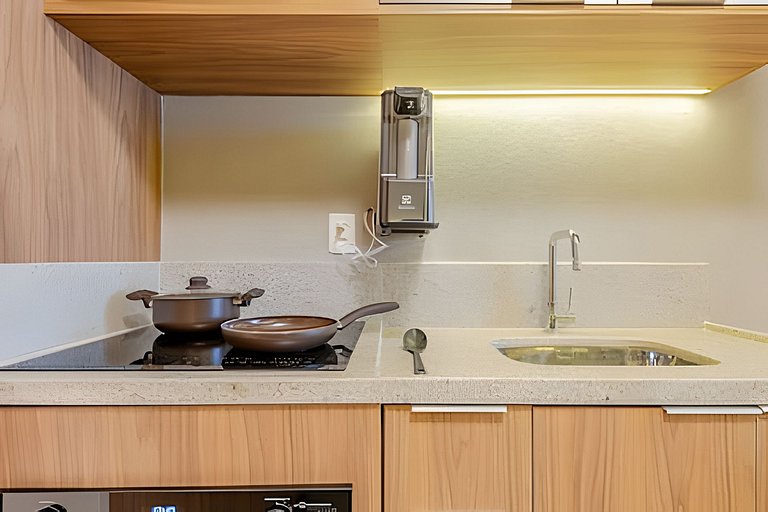 LUXO a 50m Faria Lima | 1 Dorm, Piscina e Academia