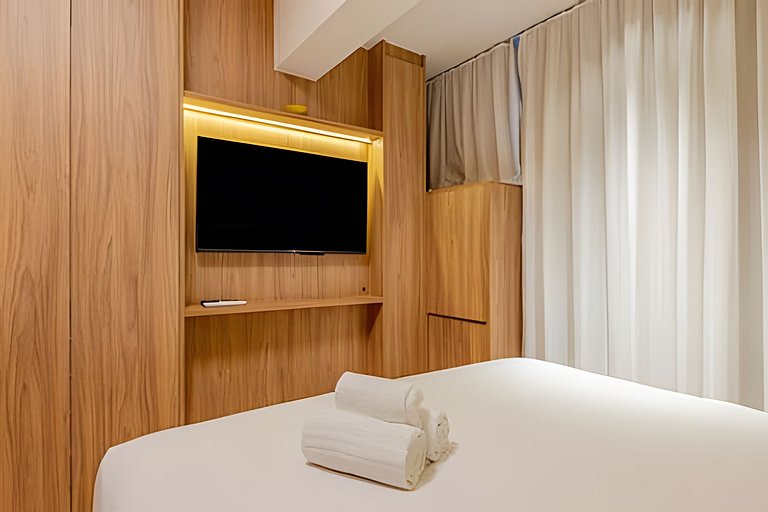 LUXO a 50m Faria Lima | 1 Dorm, Piscina e Academia