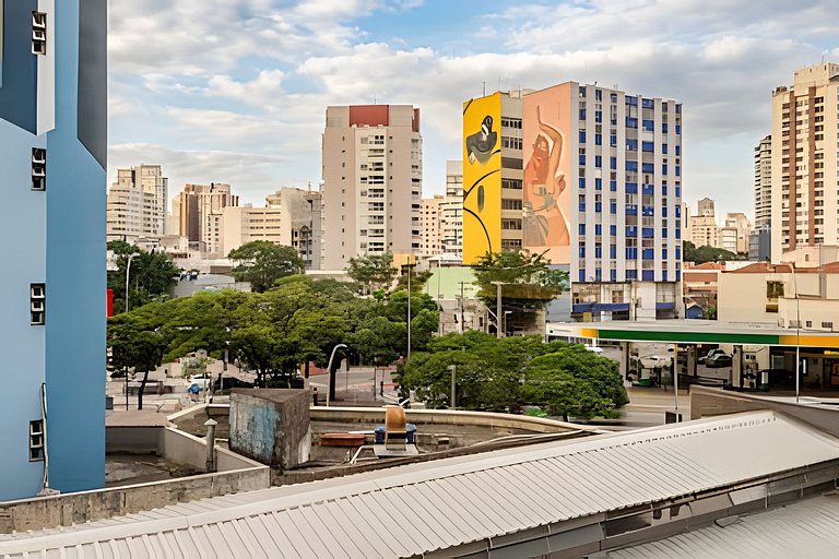 LUXO a 50m Faria Lima | 1 Dorm, Piscina e Academia