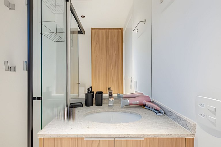 LUXO a 50m Faria Lima | 1 Dorm, Piscina e Academia