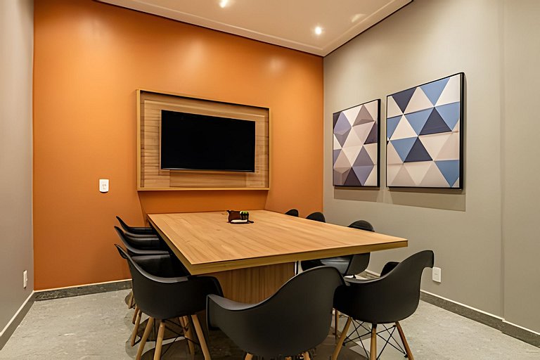 LUXO a 50m Faria Lima | 1 Dorm, Piscina e Academia