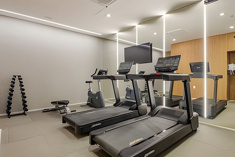Novo Studio Luxo | 5min Allianz • A/C • Wi-Fi