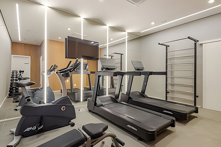 Novo Studio Luxo | 5min Allianz • A/C • Wi-Fi