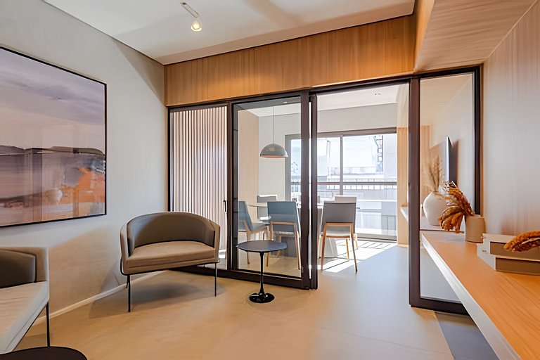 Novo Studio Luxo | 5min Allianz • A/C • Wi-Fi