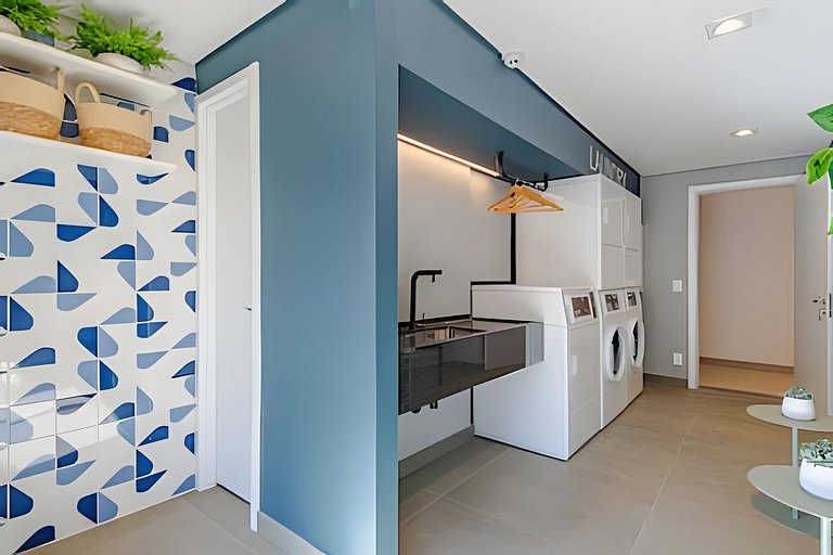 Novo Studio Luxo | 5min Allianz • A/C • Wi-Fi