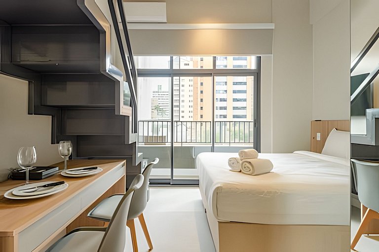 LOFT de LUXO no coração de Pinheiros | A/C, Wi-fi