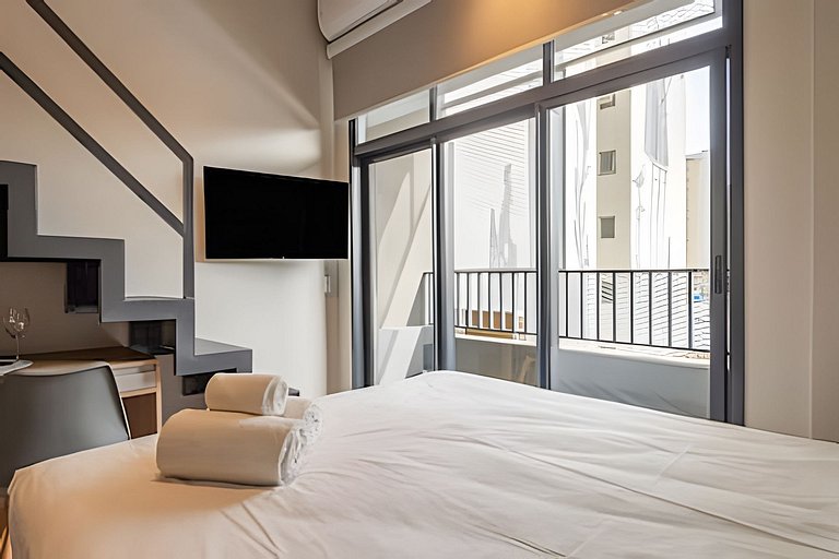 LOFT de LUXO no coração de Pinheiros | A/C, Wi-fi