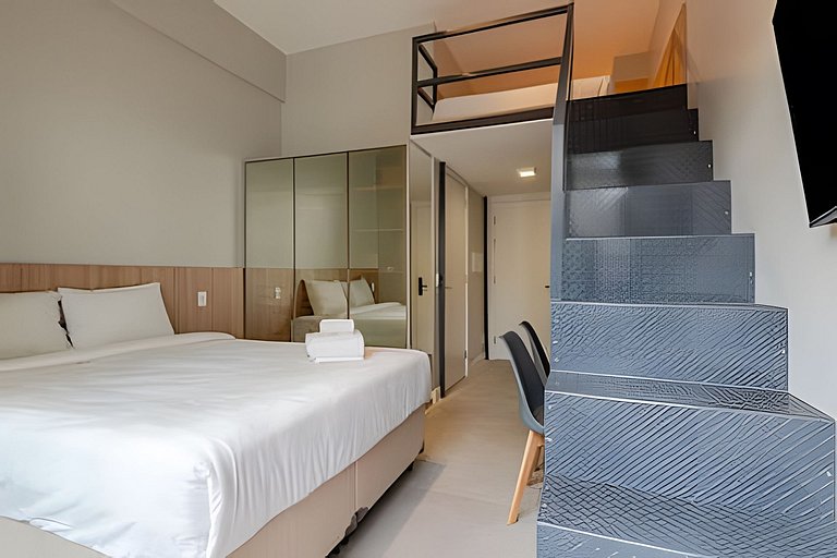 LOFT de LUXO no coração de Pinheiros | A/C, Wi-fi