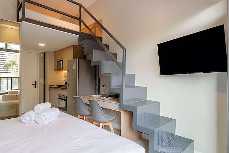 LOFT de LUXO no coração de Pinheiros | A/C, Wi-fi