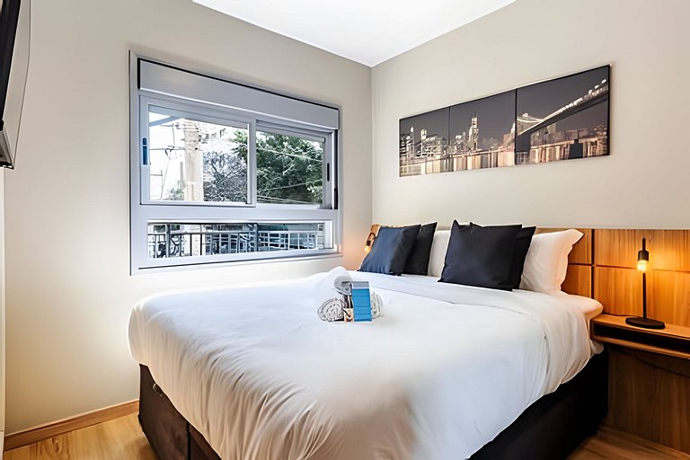 Apê 49m de LUXO em MOEMA | Jacuzzi, A/C e Wi-fi