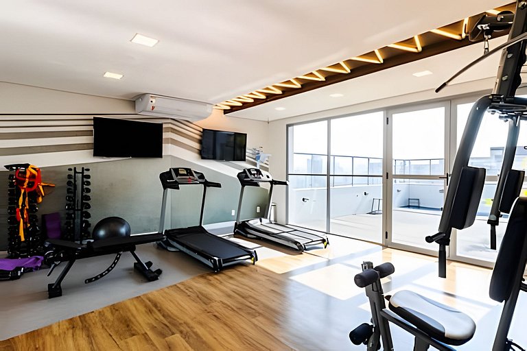 Apê 49m de LUXO em MOEMA | Jacuzzi, A/C e Wi-fi
