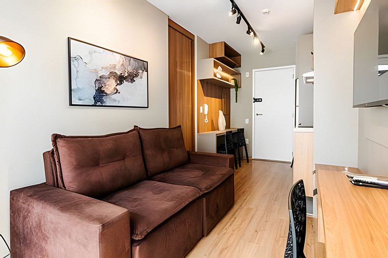Apê 49m de LUXO em MOEMA | Jacuzzi, A/C e Wi-fi